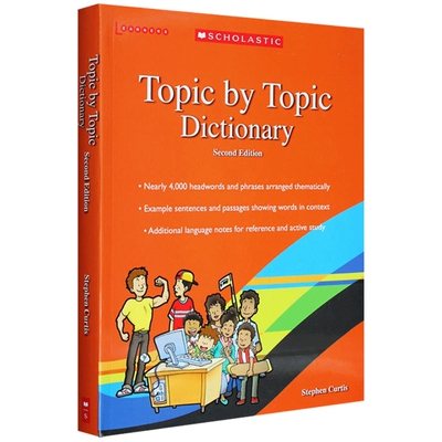 学乐英语主题分类词典 Topic by Topic Dictionary 英文原版 全彩英英字典词典辞典  儿童分类记单词英文字典词典