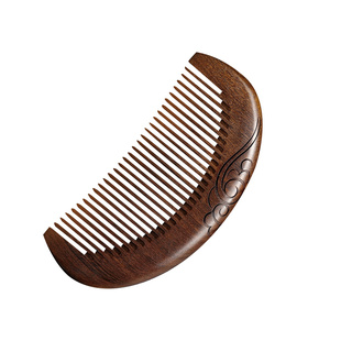 美达斯金丝檀木梳天然檀香按摩桃木梳子舒适借用正品木头长发送礼