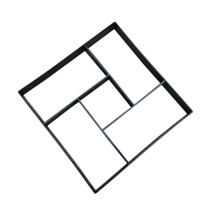 37.5厘米回纹款花园庭院地面硬化工具水泥花型压花模具