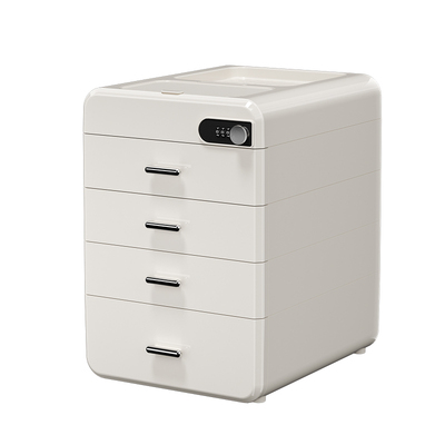 密码收纳盒带锁办公桌面