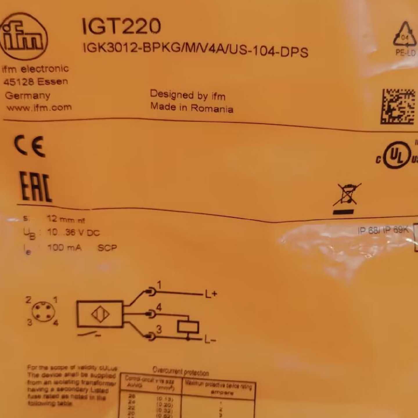 议价IFM IGT205 IGT204 IGT220 IGT241 全新原装正品易福门 - 实物图