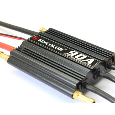 90A船模电调 模型船玩具比赛用 遥控模型船配件 水冷多种功能保护