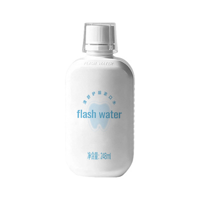 flashwater抗糖阻酸漱口水不含氟