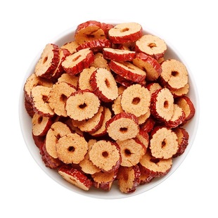 新疆红枣干枣圈枣片若羌干片嘎嘣脆无核大枣泡茶泡水煮粥零食酥脆