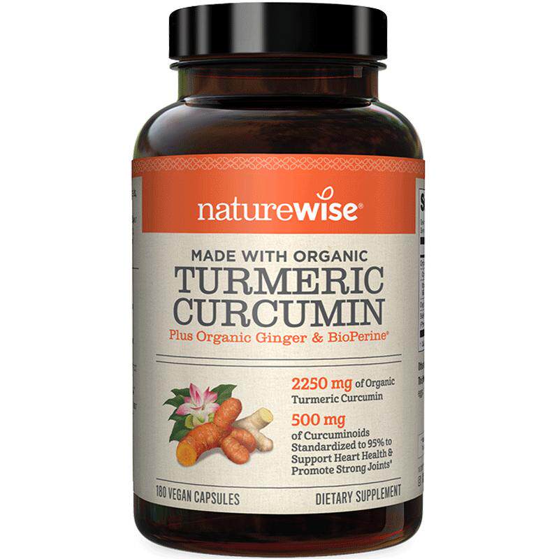 Naturewise美国原装黑胡椒姜黄素
