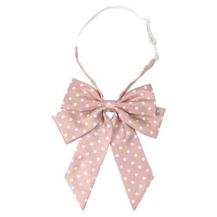 波点免打直条巾领结长柄领花JK学院风免打衬衫水手服蝴蝶结配饰女