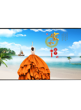 栗缘轻奢客厅背景墙装饰画