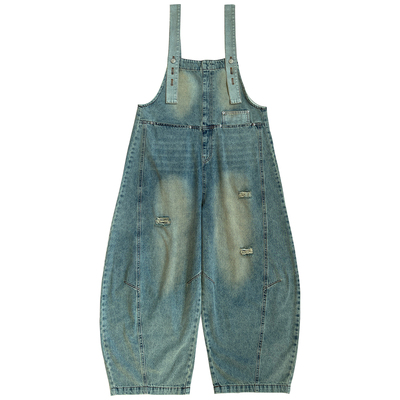 宽松大码高腰减龄显瘦百搭牛仔裤