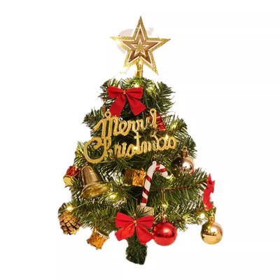 圣诞树2026新款迷你小型桌面摆件diy材料饰品圣诞节装饰布置客厅