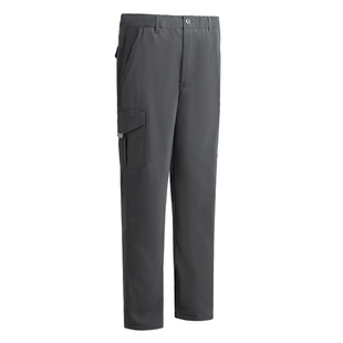 冬季加绒工装裤男宽松加厚潮牌大码直筒多口袋保暖户外运动休闲裤