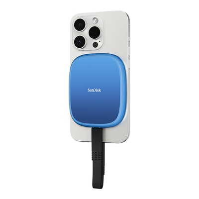 SanDisk闪迪创作者2TB磁吸固定移动固态硬盘PSSD手机外接大容量