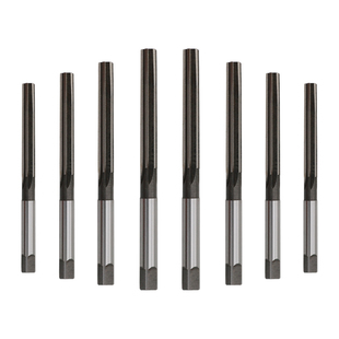 上工 直柄手用铰刀h8合金工具钢铰刀手用捻把4 5 6 8 10 12mm绞刀