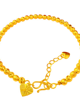 时尚简约镀黄金越南沙金女款手链