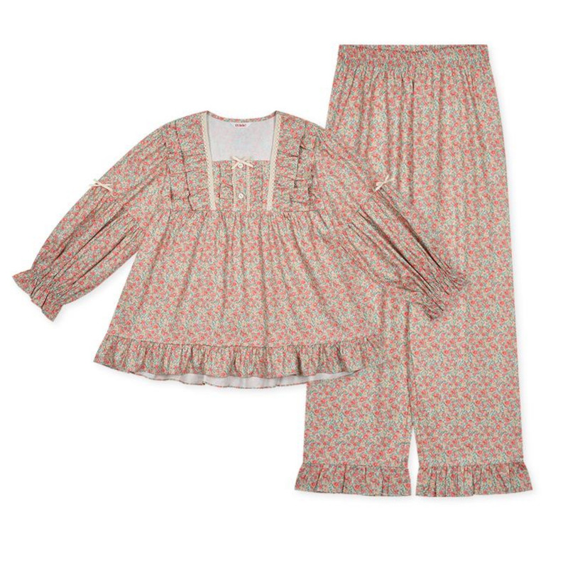 ULLALA韩国代购纯棉碎花家居服女