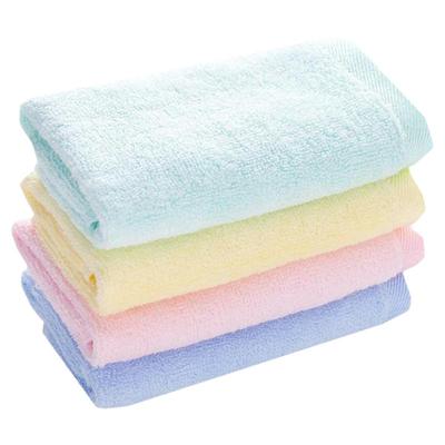 4条装竹炭长方形柔软吸水儿童巾