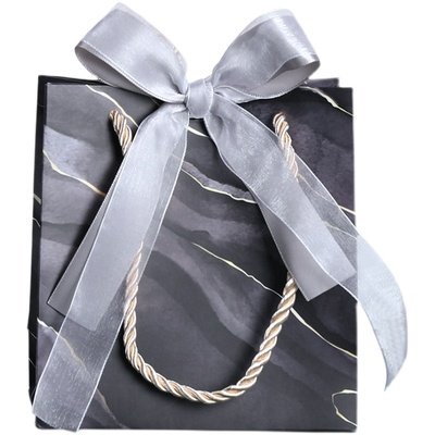 大理石纹北欧风定制牛皮纸袋子