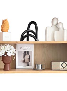 简约现代书柜家居软装饰品摆件