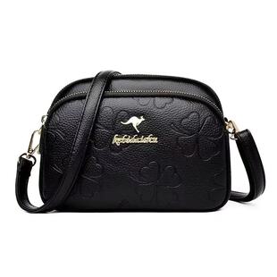 三层真皮小包包女2026新款时尚单肩斜挎包中年妈妈女士手机零钱包