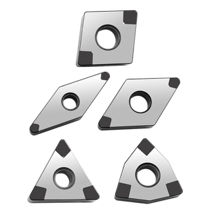 CBN氮化硼数控车刀片淬火钢加硬料用金刚石刀片铸铁高光洁度刀粒