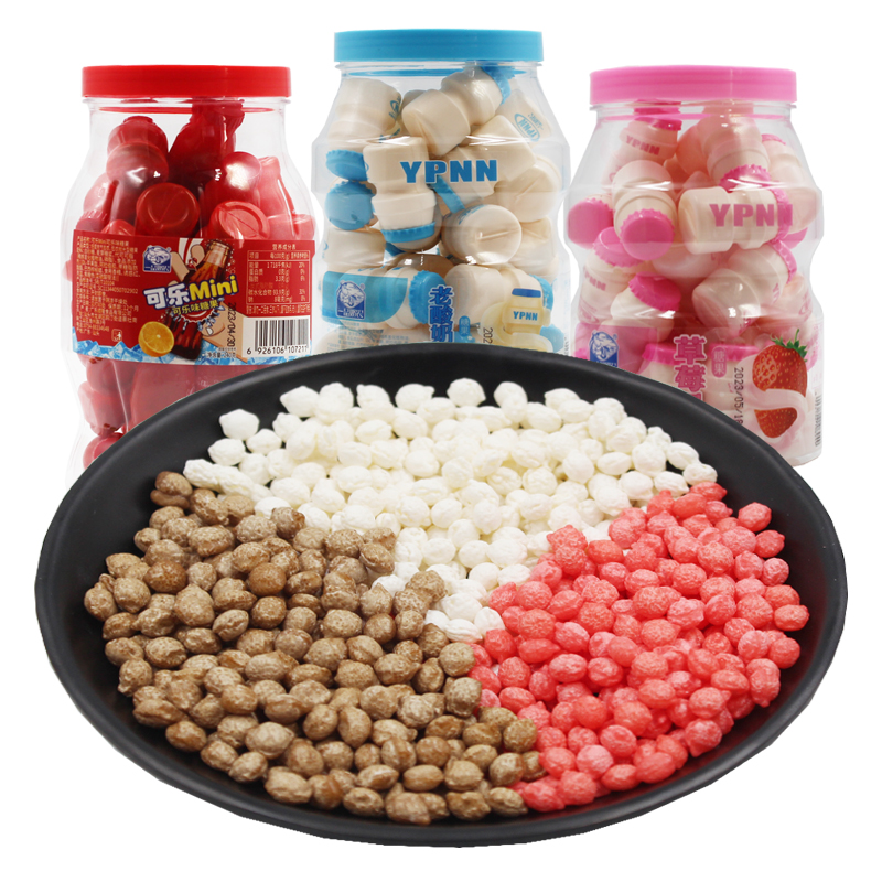 一品奶農(nóng)老酸奶風(fēng)味糖果兒童酸奶味奶糖壓片糖網(wǎng)紅奶瓶糖果零食