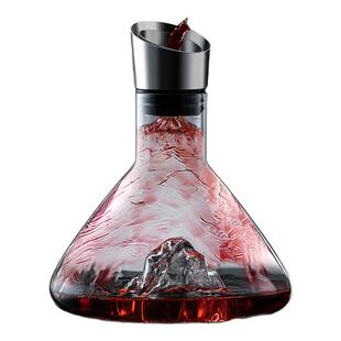 瀑布式红酒醒酒器快速家用套装奢华高档玻璃葡萄酒倒酒存酒分酒壶
