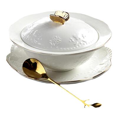 甜品碗陶瓷欧式宫廷风隔水炖盅