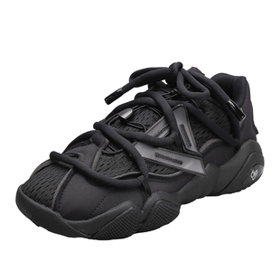 匹克态极6371解构版休闲鞋复古老爹鞋秋冬季运动鞋减震黑色男女鞋