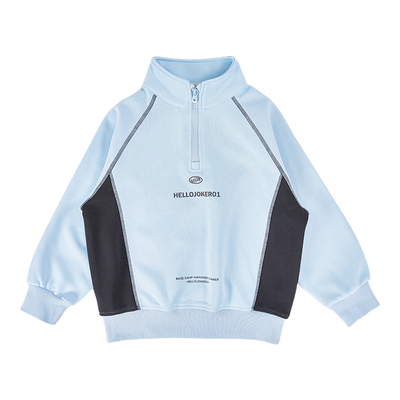 女童运动t恤男童长袖卫衣秋季