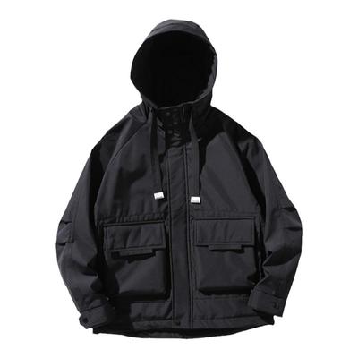 冬季连帽保暖棉服外套