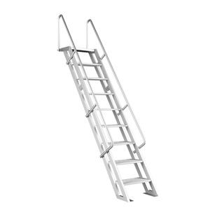 百佳宜BJY 铝合金焊接消防楼梯工地基坑爬梯阁楼专用梯子上房顶梯