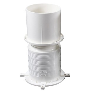 PVC预埋止水节套管50 75 110 160下水管国标套筒预埋件排水管直接