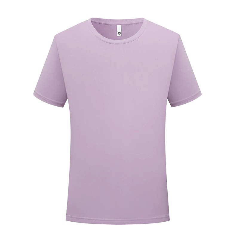 夏季防水速干t恤定制工作服印logo纯白色广告文化衫运动会团体服