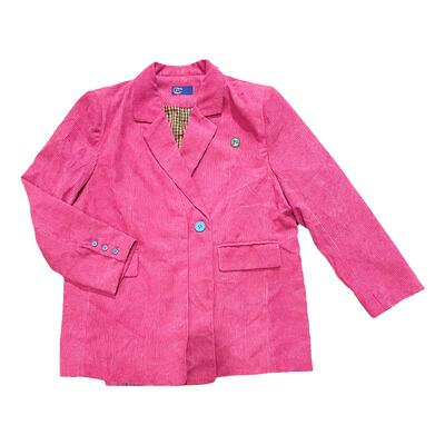 灯芯绒长袖西装NOPMOB复古