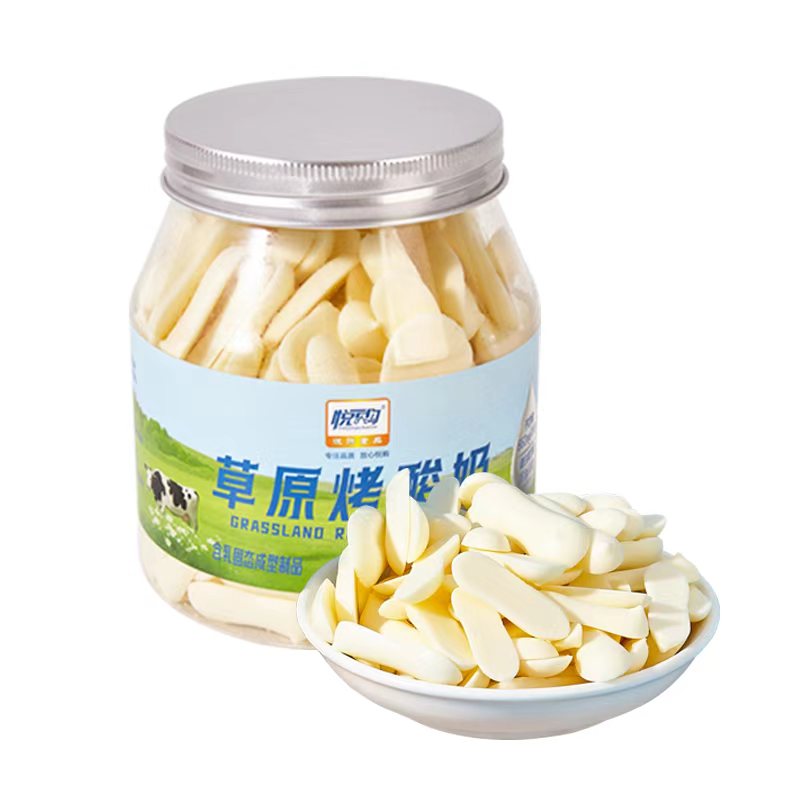 内蒙古烤鲜奶脆片悦购烤酸奶烤奶皮子牛奶酪奶片办公室奶制品零食