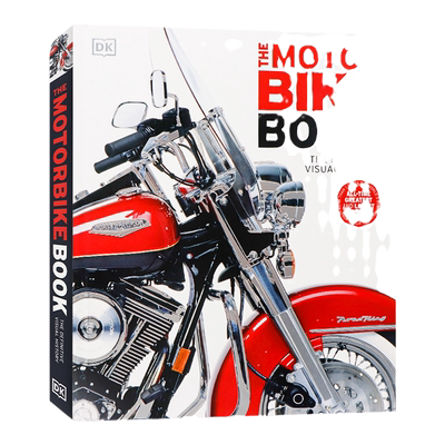 DK百科摩托车历史视觉指南 The Motorbike Book 英文原版进口图书摩托车发展史经典摩托车款式图解精装全彩大开本进口正版图书