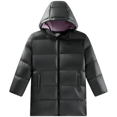 安踏儿童女大童中长羽绒服