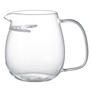 泡茶壶月牙杯玻璃公道杯大容量绿茶杯茶水分离分茶器茶漏一体过滤