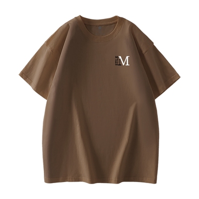 真维斯男装百搭圆领印花短袖T恤