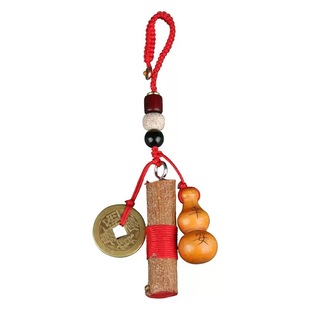 野生老桃木枝桃树棒随身东南宝宝婴儿童纯手工宝剑棍枝条挂件原木