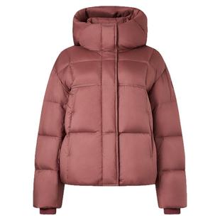 坦博尔女款羽绒服25冬季新款连帽短款面包服加厚小个子泡芙羽绒服