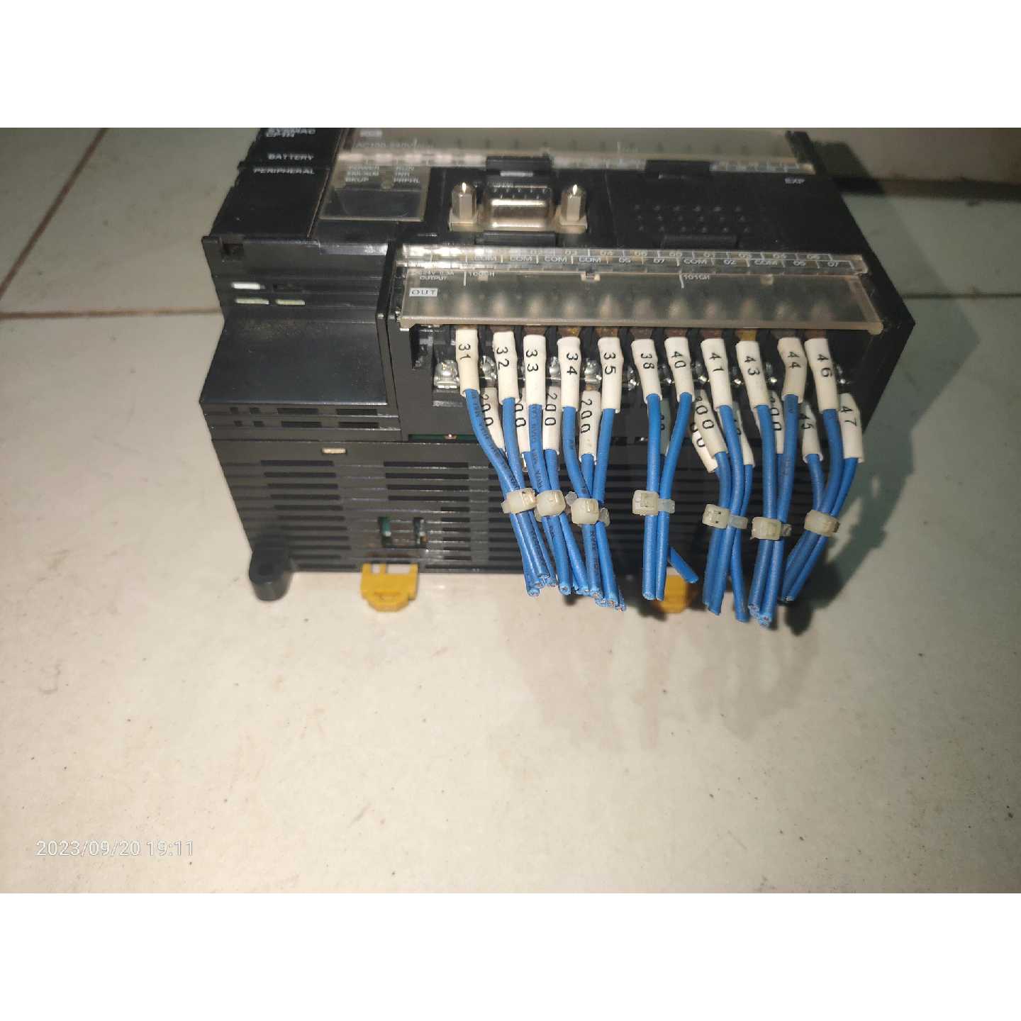 议价欧姆龙plc型号CP1H-40XDR-A,拆机一台,实物拍摄