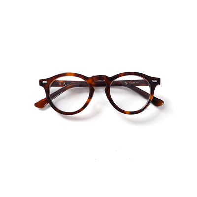 目奈意大利板材梨形眼镜男女同款