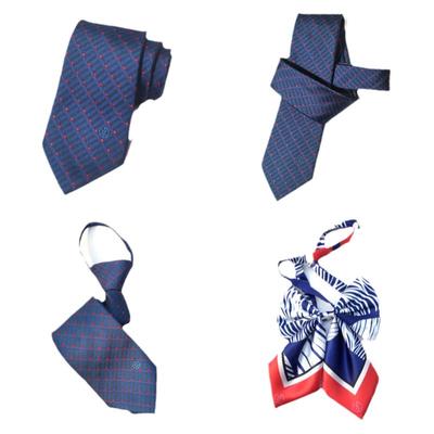 湖南农商银行同款免打丝巾头领花