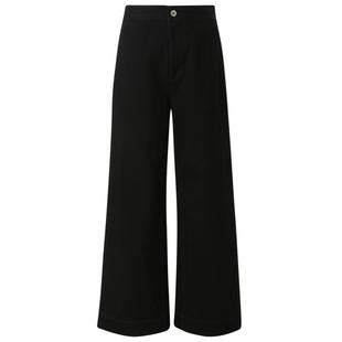 IIIVIVINIKO“双重染黑工艺”复古9分直筒牛仔裤子女C331831205A