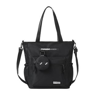 手提包书包补习袋补课包学生拎书男生初中生专用男女大容量斜挎包