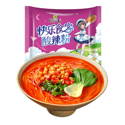 稻花香酸辣粉方便粉过桥米线方便泡面冲泡速食宵夜多口味袋装整箱