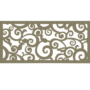 雕花板 镂空pvc镂空雕花板过道镂空吊顶客厅花板隔断花格实木