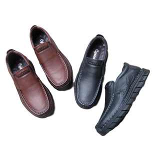 D家鞋库 9816实线厚底头层牛皮休闲男鞋 按摩健康鞋垫 好穿 热销