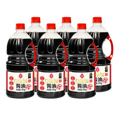 莲花特级酿造酱油1.87kg×6瓶