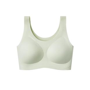 有棵树无尺码内衣女胶原蛋白隐形无痕透气夏季薄款背心运动文胸罩